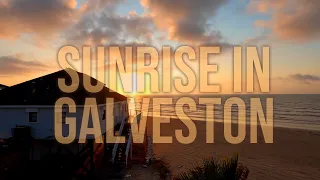 Sunrise in Galveston (4K Video)