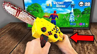 Fortnite But I Have Cursed Controllers!