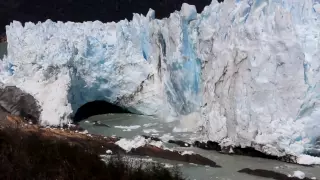 Giant Ice Chunks Falling from Perito Moreno Glacier