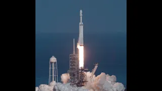 Spacex falcon heavy from my cam view