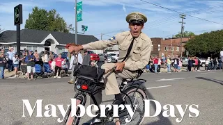 Mayberry Days 2022 Walk & Talk - Parade, Shops, & Museum - Mt Airy, NC - USA