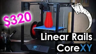 $320 Linear Rail 3D Printer - Sapphire Pro REVIEW (Two Trees)