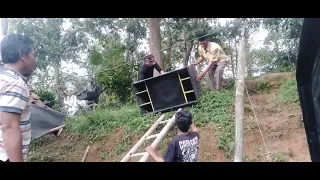 detik detik box speaker ambruk/ jatuh