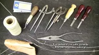 Knife Sheath Making Part 1 How to make Pocket Knife Sheaths for Folding Knives Leathercraft Tutorial