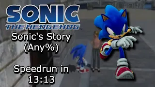 Sonic '06 - Sonic's Story (Any%) in 8:20.667 (13:13 w/ Loads) (Former World Record)