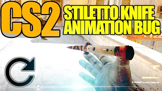 (CS2) STILETTO KNIFE NEW ANIMATION (ENDLESS TWIST ANIMATION)