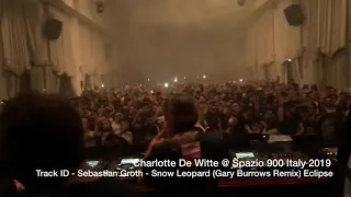 Charlotte de Witte plays Sebastian Groth - Snow Leopard (Gary Burrows Remix) @ Spazio 900 Italy 2019