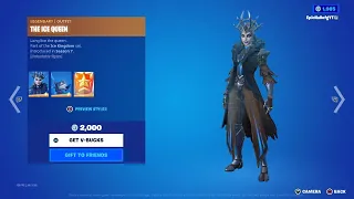 #fortnite The ICE QUEEN Returns + Glance at Item Shop 12/28/22