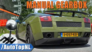 Lamborghini Gallardo *MANUAL* 0-320km/h ACCELERATION SOUND & POV by AutoTopNL