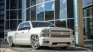 2014 Chevy slammed on 26s Giovanna Concave wheels! Drone Footage!