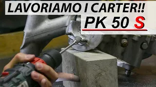 LAVORIAMO I CARTER E MONTIAMO IL 130!! - Vespa PK 50 S 130 Dr - Lavorazione, montaggio e accensione