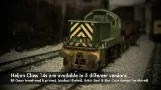 oorail.com | Heljan Class 14 D9535 in BR Green (Weathered) Review