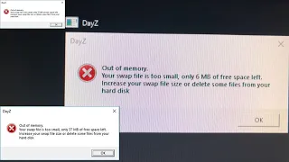 DAYZ swap file too small error fix || DAYZ вылетает с ошибкой swap file