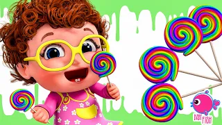 Who Stole My Yummy Lollipop🍭 |  Five Little Candy 📍 | Nursery Rhyme For Children & Kids Songs