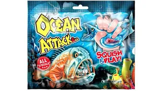Распаковка пакетика Ocean Attack & co Maxxi (Атака Чудовищ & ко Макси).