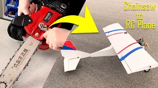 How to Turn a Chainsaw Engine to a Flying RC Air Plane