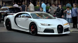 Supercars In London | Bugatti Chiron Super Sport 1of1 Hermes | Lamborghini Huracan STO | SVJ