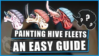 How to Paint Your New Tyranid Hive Fleets for Warhammer 40k - Leviathan, Kraken, Behemoth #tyranids