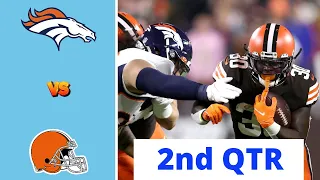 Denver Broncos vs. Cleveland Browns Full Highlights 2nd QTR | NFL Week 12, 2023