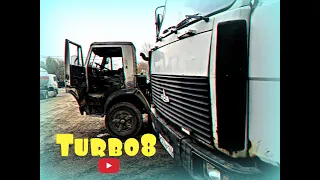 Будни водителя мусоровоза. МАЗ 5551. Мусор с парка отдыха. Ответы на вопросы. Turbo8 channel