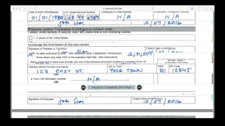 Form I-9 (Employment Verification