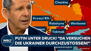 PUTINS KRIEG: "Da versuchen die Ukrainer durchzustoßen, um zum Schwarzen Meer zu kommen!"