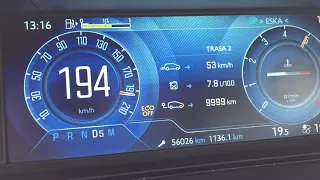 Citroen C4 Grand Picasso 2017 1.6T 165Km 0-205km/h V Max Acceleration German Autobahn