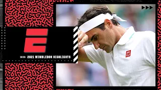 Reacting to Roger Federer's shocking loss in straight sets vs. Hubert Hurkacz | 2021 Wimbledon