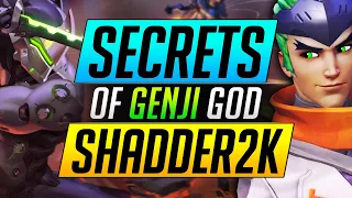 Top SECRETS of THE BEST GENJI Main: Pro DPS Tips to WIN like SHADDER2K - Overwatch Pro Guide