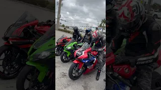 It really be like “ yeah yeah” with the squad - R1 +ZX10 + Honda triple R + BMW M1000rr