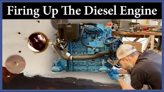 Firing Up the Diesel Engine - Episode 268 - Acorn to Arabella: Journey of a Wooden Boat