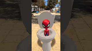 🚽  Spidey's Skibidi Meme Toilet Adventure & Street Showdown!