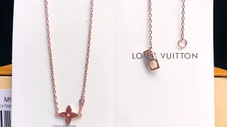 Louis Vuitton Necklace Feminine and pretty, the Idylle Blossom series interprets the Monogram