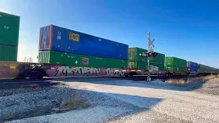 'Union Pacific Freight Train with Two DPU’s @steelwheelswingsandotherthings