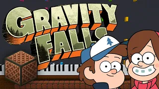 Gravity Falls Opening Theme - Minecraft Note Block Command Block Cover