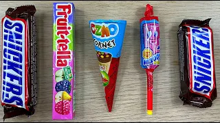 How to unpack Rainbow Lollipop and Sweets Cutting | Lollipops Unpacking | ASMR | Satisfying Video