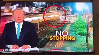 Footage of a V Line Train VS Ballarat’s Historic Crossing Gates Released