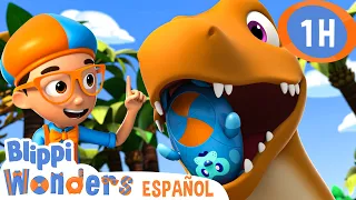 Mascota Dinosaurio | Blippi Wonders | Caricaturas para niños | Videos educativos para niños