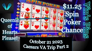 Spin Poker Royal Please!(Caesars Danville Day Trip)(Video Poker)(10/21/2023 Virginia Trip)(S33:P2)