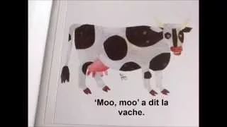 The very busy spider by Eric Carle translated in French - French and English subtitles