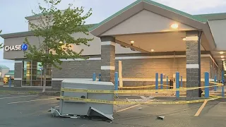 ATM ripped off foundation at Chase Bank