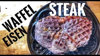 WAFFELEISENSTEAK - deutsches BBQ-Video - 0815BBQ