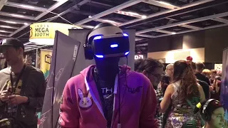 MY HILARIOUS PSVR REACTION AT PAX WEST 2017 - Stifled