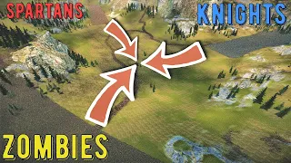 Crossroads Battle: Zombies - Spartans - Knights - UEBS 2
