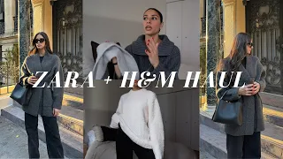 ZARA + H&M HAUL // fall-winter 2023