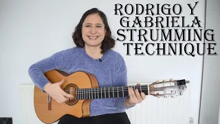 Learn the Rodrigo y Gabriela Strumming Technique - flamenco triplet and hit (guitar lesson)