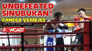 Sinubukan ang Undefeated! Ali Canega vs Jerwin Mejes Boxing Full Fight | VSP & UKC Promotions