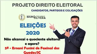 ELEIÇÕES 2020 - Não alcancei o quociente eleitoral e agora?