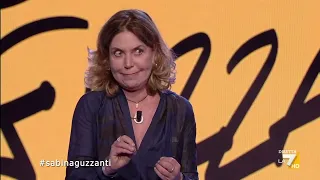 Il monologo di Sabina Guzzanti: "Meloni, Lollobrigida e il patriarcato"