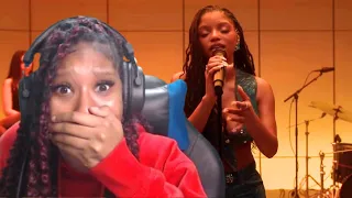SHE ELEVATED THE SONGGGG!! HALLE - IN YOUR HANDS LIVE PERFORMANCE! REACTION